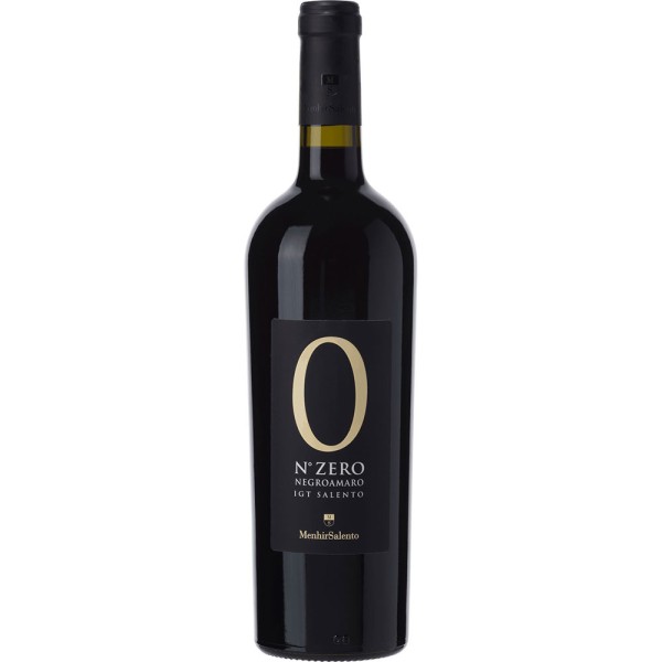 Vini Menhir Salento N* ZERO Negroamaro IGT Salento 2023
