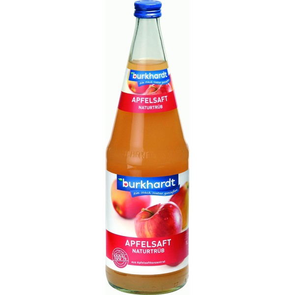 Burkhardt Apfelsaft Naturtrüb 6x 1l Mehrweg