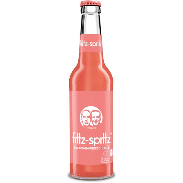 Fritz Spritz Rhabarbersaftschorle 24x 0,33l Mehrweg
