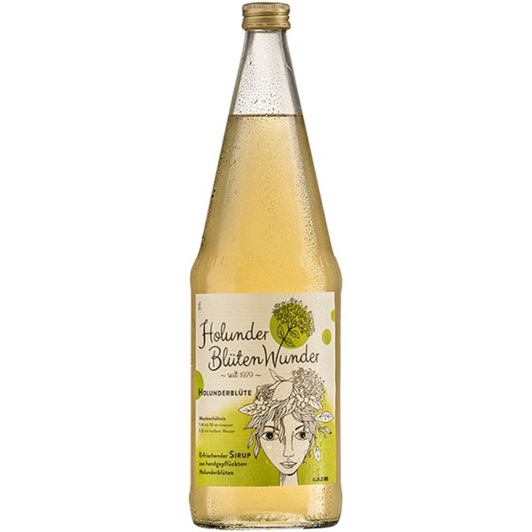 HolunderBlütenWunder Sirup Holunderblüte 6x 1l Mehrweg