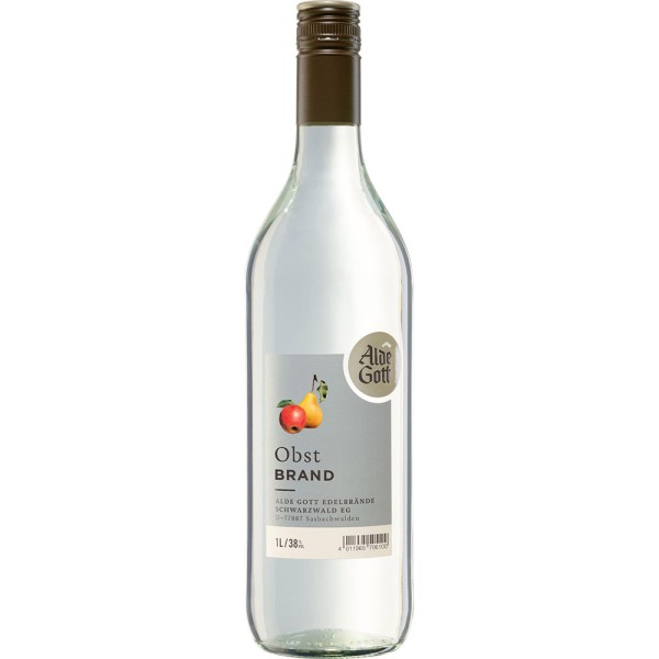 Alde Gott Badischer Obstbrand 38% 1l