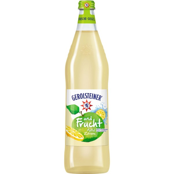Gerolsteiner und Frucht Apfel-Zitrone 6x 0,75l Mehrweg
