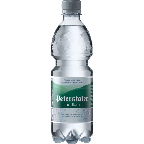 Peterstaler Medium PET 20x 0,5l Einweg