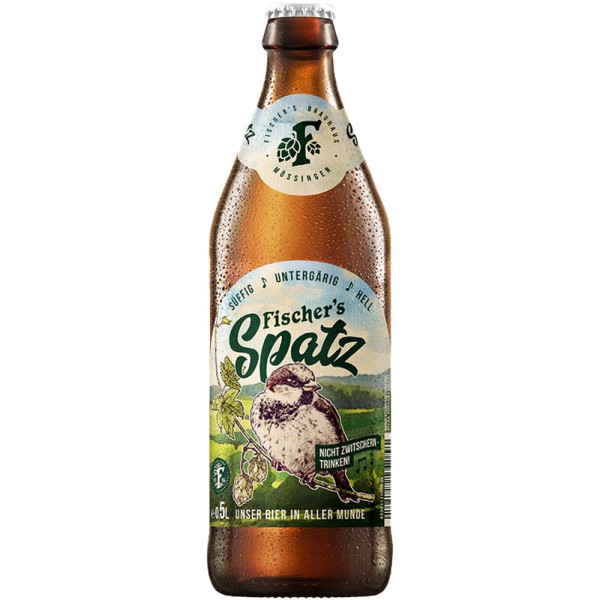 Fischer's Spatz Hell 20x 0,5 Liter Mehrweg