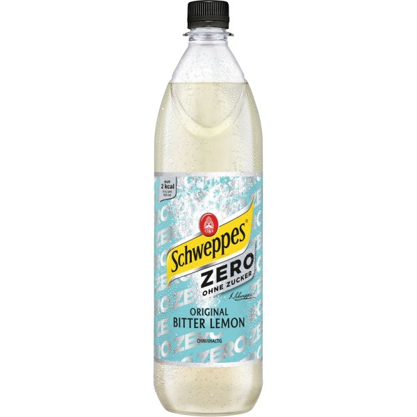 Schweppes Bitter Lemon Zero PET 6x 1l Mehrweg
