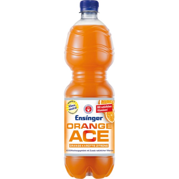 Ensinger ACE Orangen-Karotten-Zitronen 9x 1l Einweg