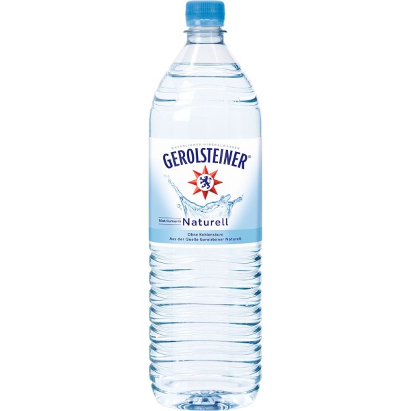 Gerolsteiner Naturell PET 6x 1,5l Einweg