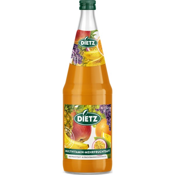 Dietz Multivitamin Mehrfruchtsaft 6x 1 Liter Mehrweg