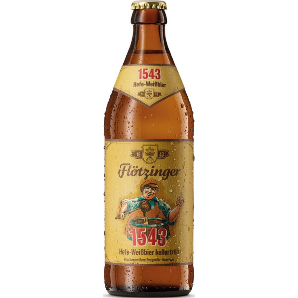 Flötzinger 1543 Hefe-Weisse 20x 0,5l Mehrweg