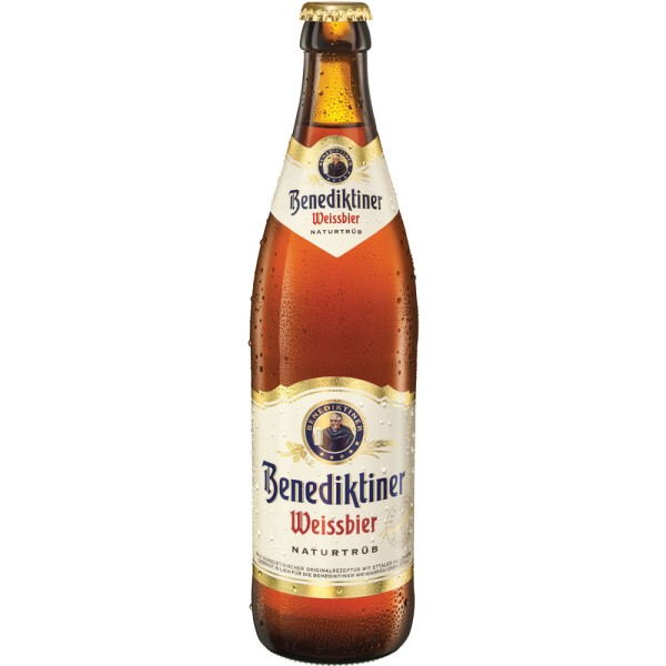 Benediktiner Weißbier Hell Naturtrüb 20x 0,5l Mehrweg