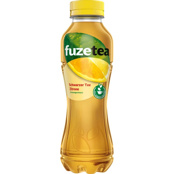 Fuze Tea Schwarzer Tee Zitrone Eistee 12x 0,4l Einweg