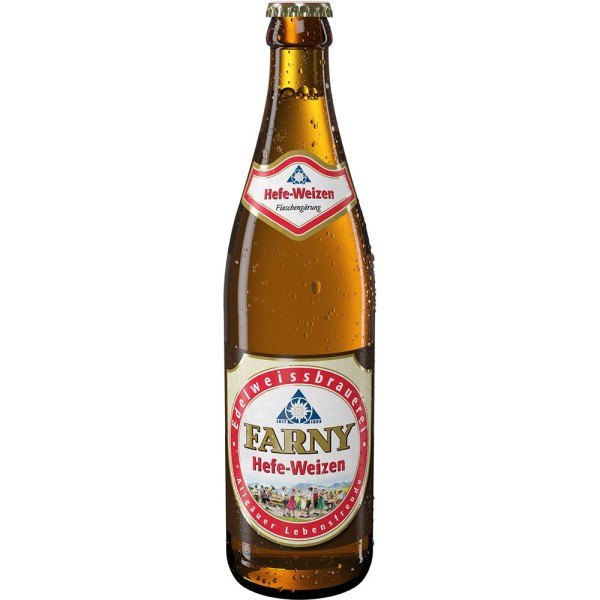 Farny Hefe-Weizen Hell Edelweiss 20x 0,5l Mehrweg