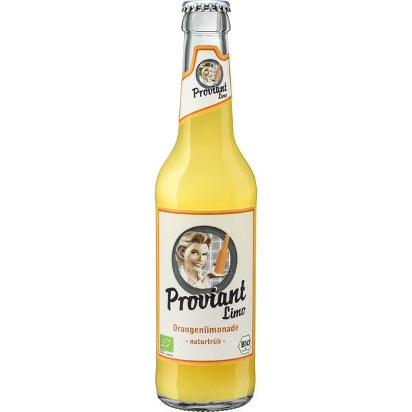 Proviant Orangenlimo naturtrüb Bio 24x 0,33l Mehrweg