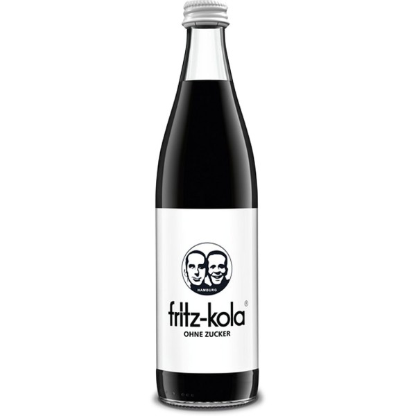 Fritz Kola ohne Zucker 10x 0,5l Mehrweg