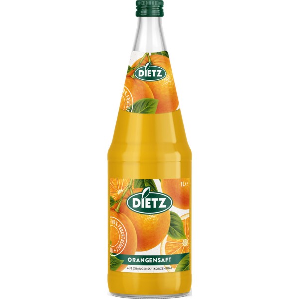 Dietz Orangensaft 6x 1l Mehrweg