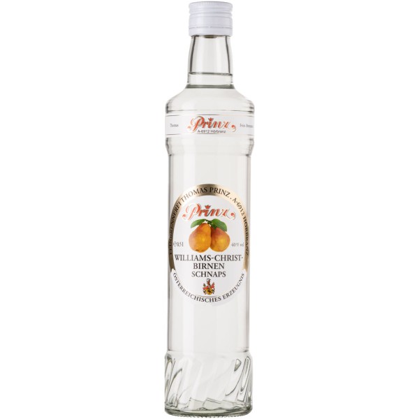 Prinz Williams-Birnen Schnaps 40% 0,5l