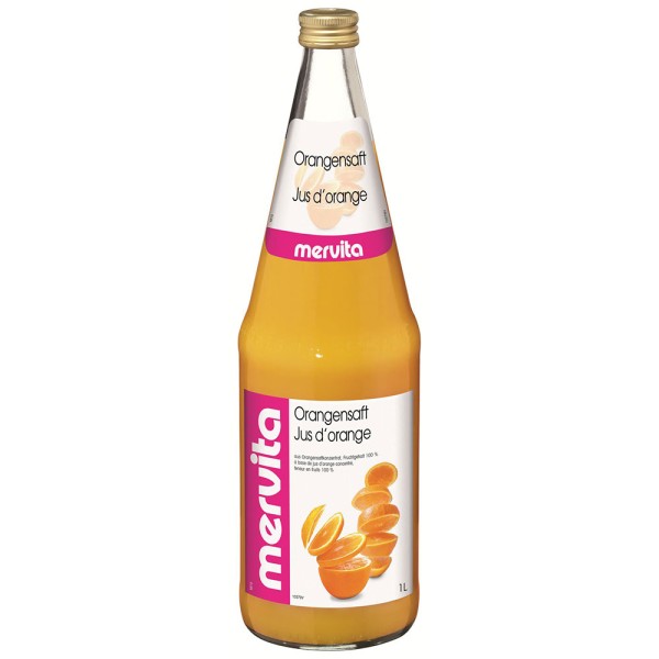 Mervita Orangensaft 6x 1l Mehrweg