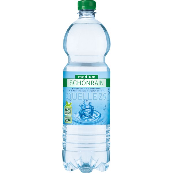 Schönrain Quelle Medium 9x 1,0 Liter PET Einweg