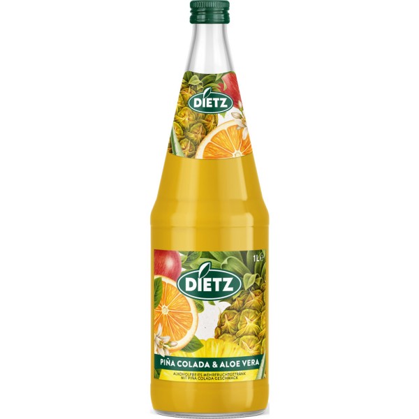 Dietz Pina Colada mit Aloe Vera 6x 1 Liter Mehrweg