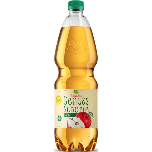 Teinacher Apfelschorle PET 9x 1l Einweg